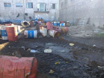 Lo que dejó el desguace del camión en el puerto