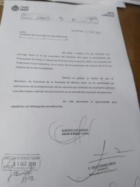 Confirmado: Arroyo pidió una prórroga de 15 días para presentar el Presupuesto 2020