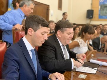 Rabinovich y Bordaisco defienden los presupuestos del Ejecutivo y el Legislativo ante los concejales