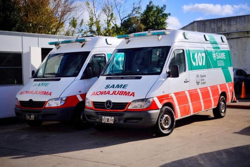 Se concretó la llegada de las ambulancias del SAME - La Tecla Mar del Plata