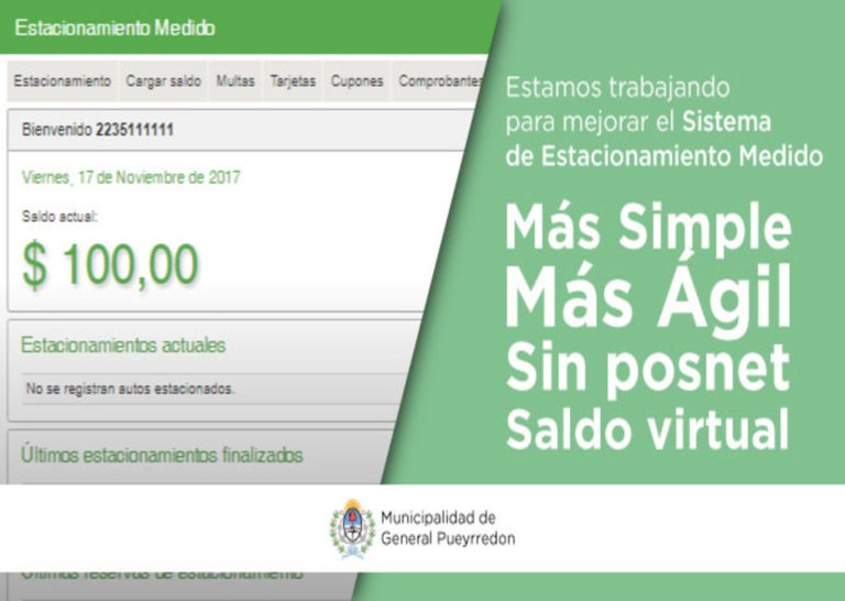 Ya esta en funcionamiento la nueva app del nuevo sistema de estacionamiento medido.