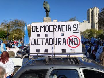 La movilización opositora al Gobierno Nacional llegó a Mar del Plata