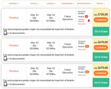 Vuelve el transporte de larga distancia: el micro a Buenos Aires costaría cuatro veces más que el tren