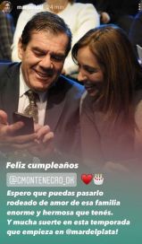 Vidal saludó a Montenegro por su cumpleaños