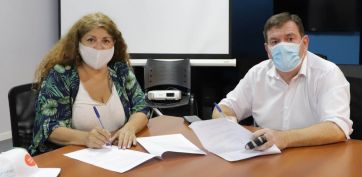 Montenegro firmó un convenio con la Sedronar para el abordaje de los consumos problemáticos