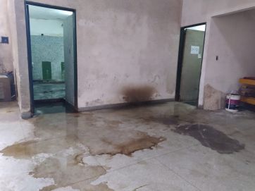 Lamentable estado edilicio del Cementerio Parque