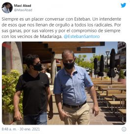 La carrera por el Comité Provincia: Abad recorrió la Costa y Posse Cañuelas y Lobos