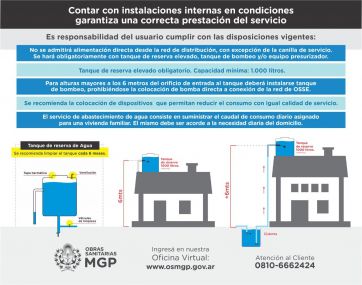 OSSE advirtió problemas de abastecimiento por un corte de luz