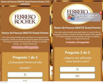 Advierten sobre la estafa de huevos de pascuas gratis por Whatsapp