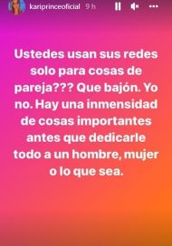Karina La Princesita habló del amor y dejó un contundente mensaje para las mujeres