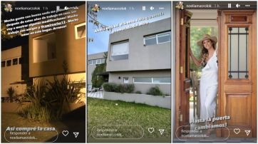 Noelia Marzol mostró el impresionante antes y después de su casa