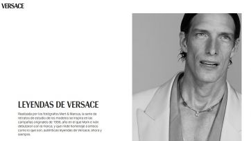 Iván de Pineda apareció en la nueva campaña de Versace y las fotos sorprendieron a todos