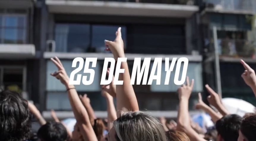 Con una andanada de spots, La Cámpora agita en redes el acto del 25 de Mayo