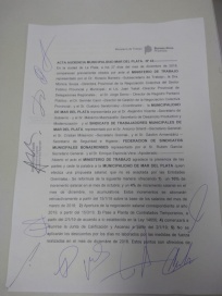 Fin de la reunión: El sindicato está analizando la nueva propuesta