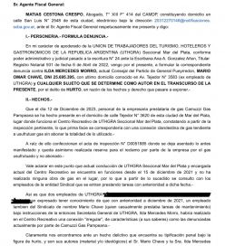 UTHGRA denunció a la concejal Mercedes Morro por una conexión clandestina de gas