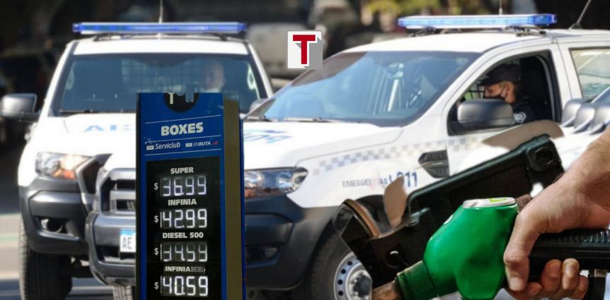 Preocupación en la policía bonaerense por el combustible de los patrulleros