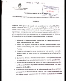 La cámara de Diputados bonaerense y SUTAP apuntan a Merlini