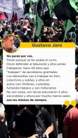 Gustavo Jara: “estuvieron 4 años escondidos y ahora por mucho menos salen”