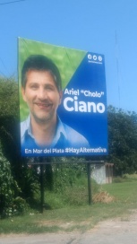 Cholo Ciano pone primera en la carrera electoral