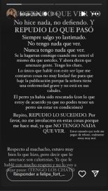 Felipe Fort y su novia, la hija de la mujer que quería faenar a su perro, revelaron el trasfondo de lo acontecido