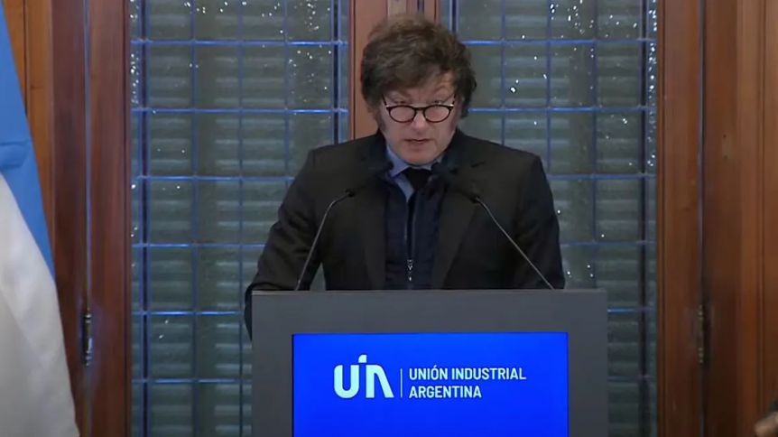 Frente a la UIA, Milei blanqueó que algunos sectores de la industria quedarán