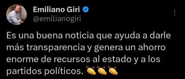 Boleta Única de Papel: las repercusiones en la política local tras su aprobación