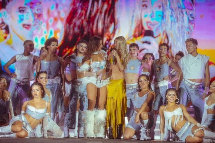 Emilia y Tini la rompieron en Vélez