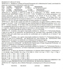 Mentira chequeada: Giri tiene familiares trabajando en el Estado