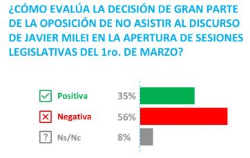 Cayó fuerte la imagen de Milei, Caputo y Bullrich, pero igual LLA va arriba en votos