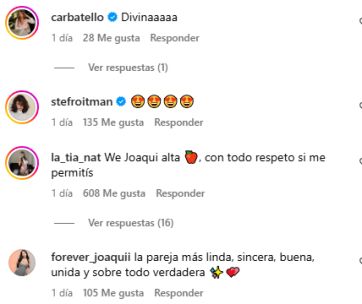 Las románticas postales de La Joaqui y Luck Ra en una playa paradisíaca