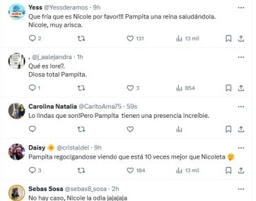 Un momento incómodo entre Pampita y Nicole Neumann se volvió viral