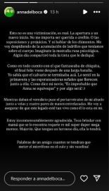 Anna del Boca se expresó en redes tras la absolución de su mamá