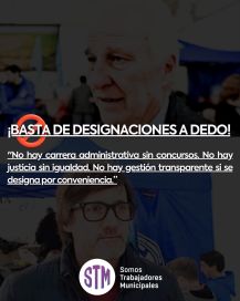 El STM cuestionó los cargos a “dedo” y reclamó anular más de veinte nombramientos
