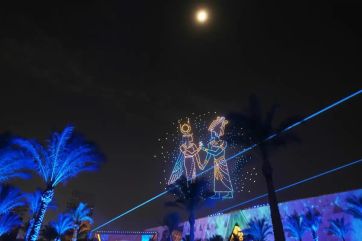 Se inauguró el Gran Museo Egipcio con un espectáculo de luces, música y fuegos artificiales