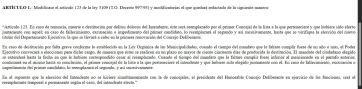 “Renuncia o destitución”: ¿puede un intendente pedir licencia para asumir otro cargo?