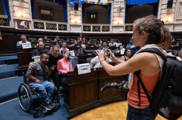 Con más de 90 personas, realizaron el primer Parlamento Bonaerense de la Discapacidad