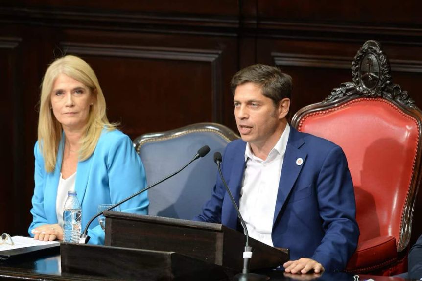 Gran expectativa por el discurso de Kicillof en un clima tenso por el paro y la interna