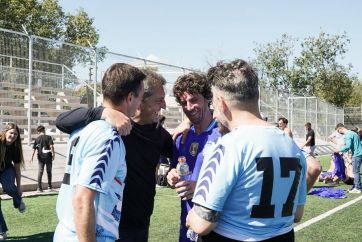 Fútbol y rosca: equipo de intendentes del PJ jugaron un partido contra el FR