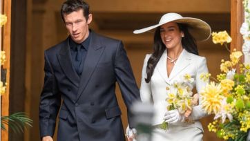 Dua Lipa y Callum Turner dieron el sí