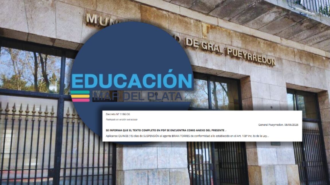 El Ejecutivo local sumó una nueva sanción de quince días a un empleado municipal por inasistencias reiteradas