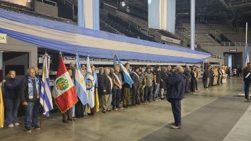 Neme encabezó el acto por el Día de la Bandera