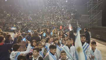 Neme encabezó el acto por el Día de la Bandera