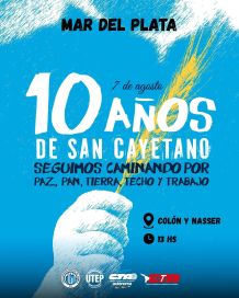 Con la crisis como telón de fondo, San Cayetano reunirá fe y una movilización para visibilizar las necesidades sociales