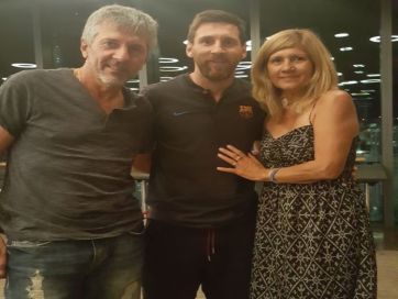La galería de fotos familiares de Jorge Messi, el que marcó una forma de hacer fútbol