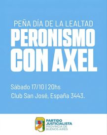 Con los muchachos que empiezan a calentar los bombos y con la parrilla vacía, el peronismo encara el 17 de octubre